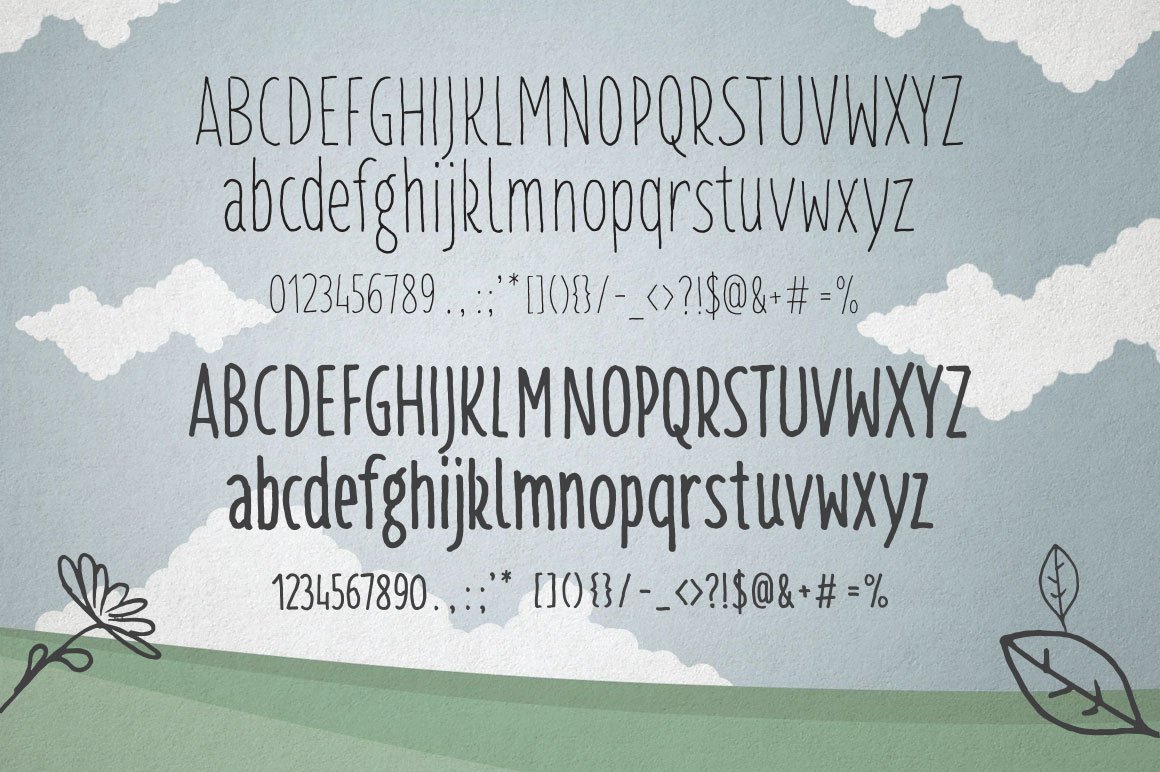 Tall & Tiny Font Duo preview image.