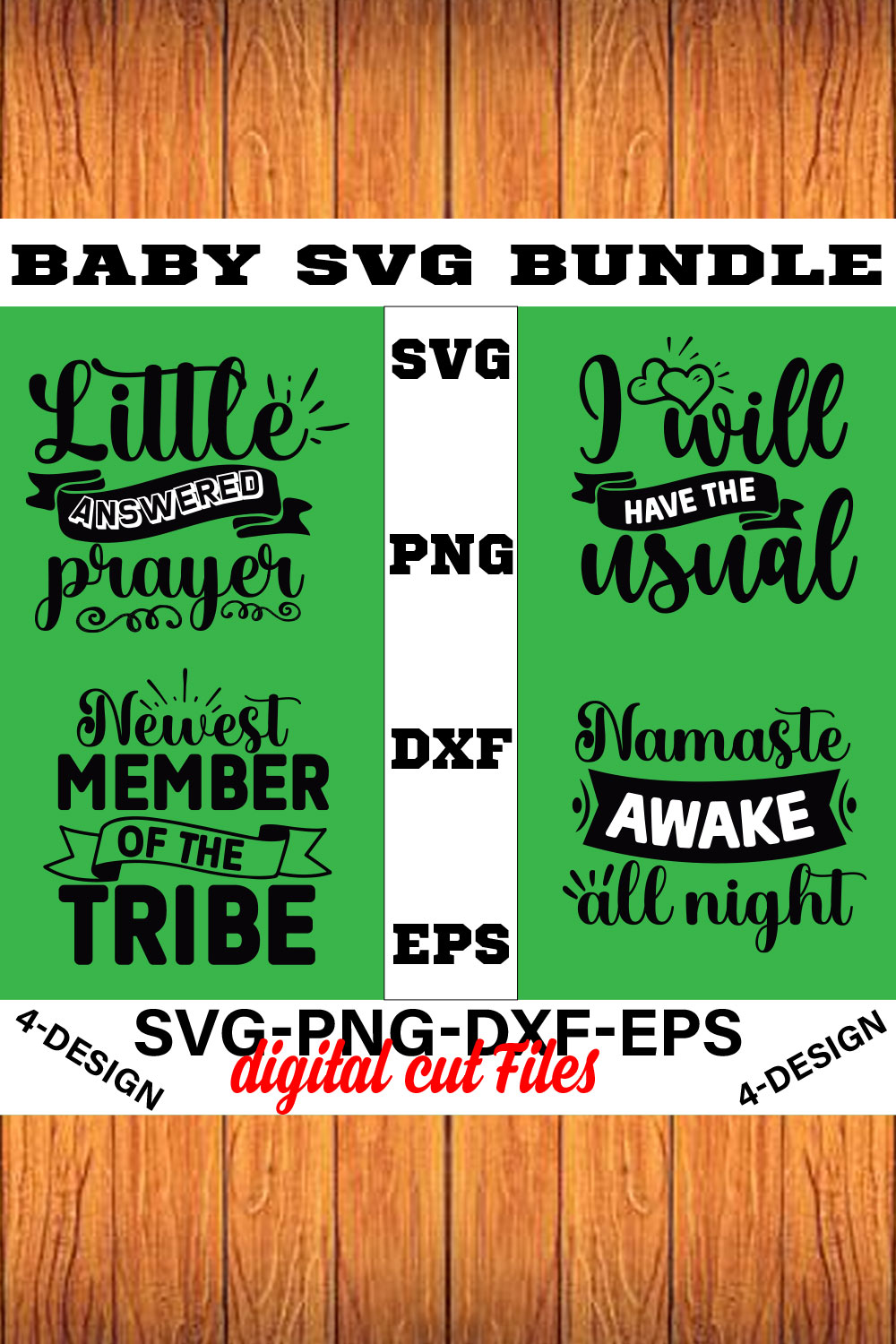Baby SVG Bundle, Baby Shower SVG, Newborn SVG Bundle, Baby Quote Bundle, Cute Baby Saying svg, Funny Baby svg, Baby Boy Girl Svg, Png Vol-02 pinterest preview image.