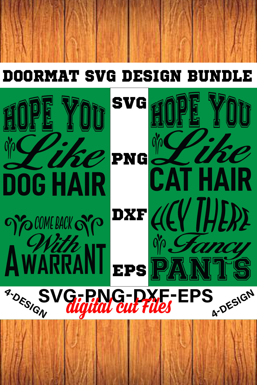 Doormat Quote Designs SVG Cut File Bundle for Cricut Volume-04 pinterest preview image.