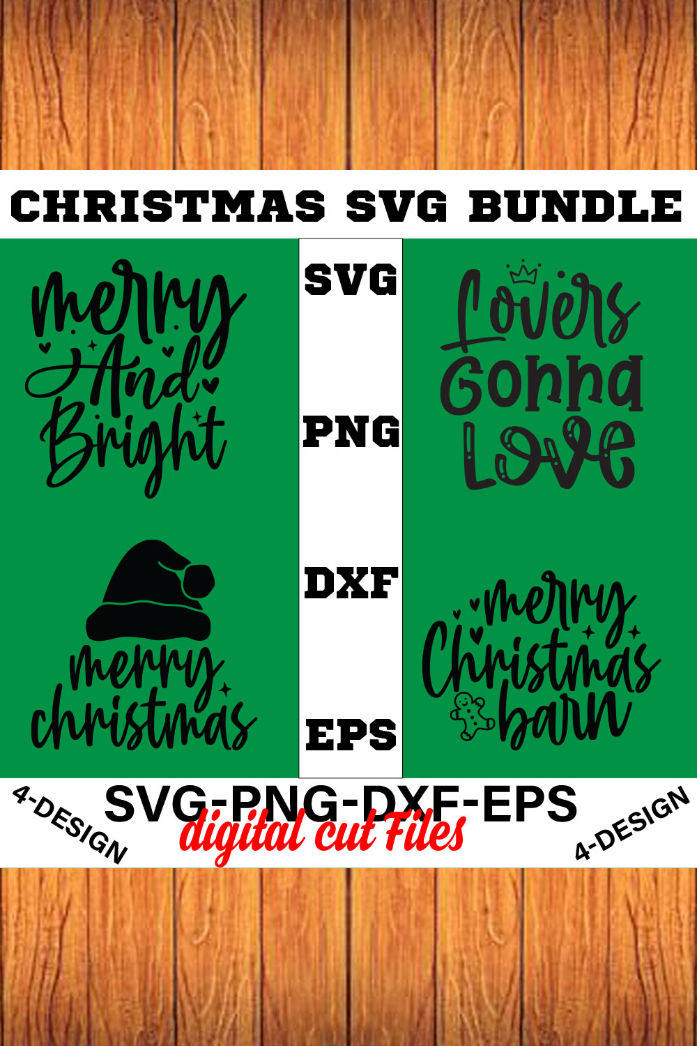 Christmas SVG Bundle Funny Christmas SVG Cut File Cricut Clip art Commercial Use Holiday SVG Christmas Sayings Quotes Winter Volume-23 pinterest preview image.