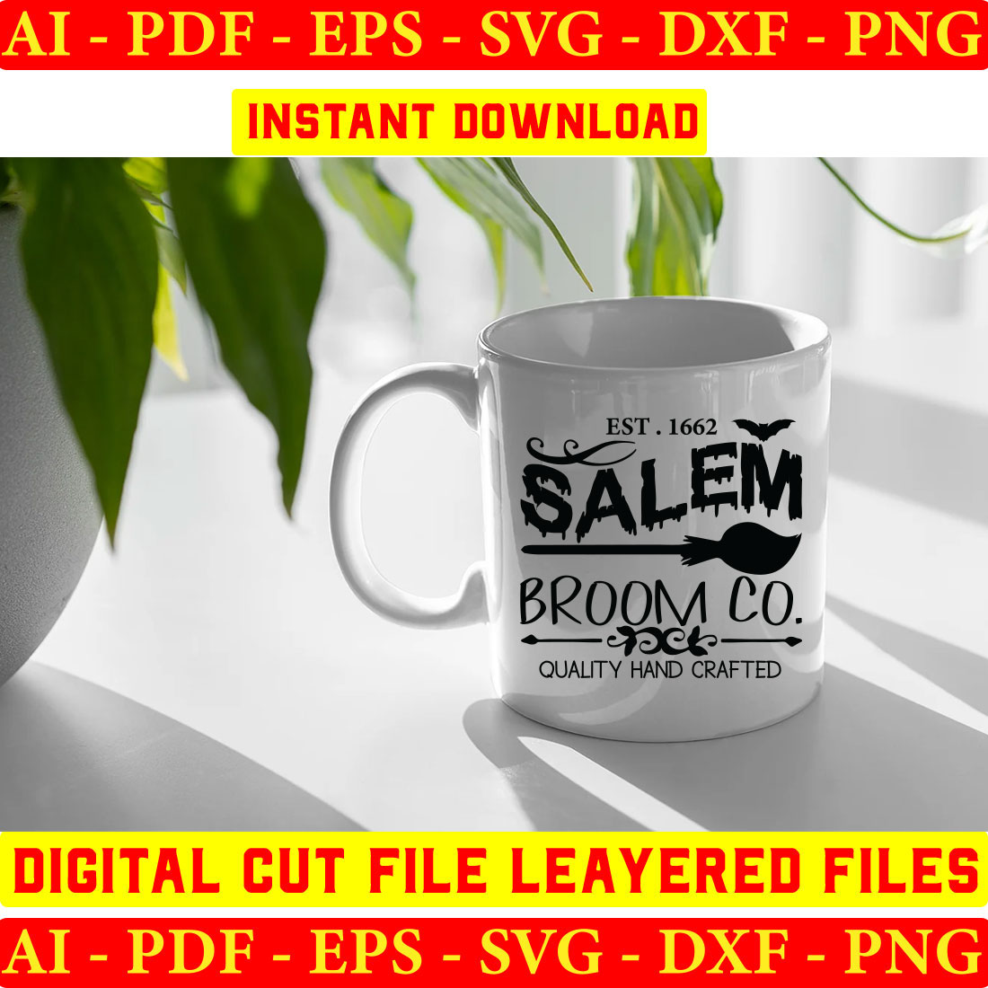 Est  1662 Salem Broom Co Quality Hand Crafted preview image.