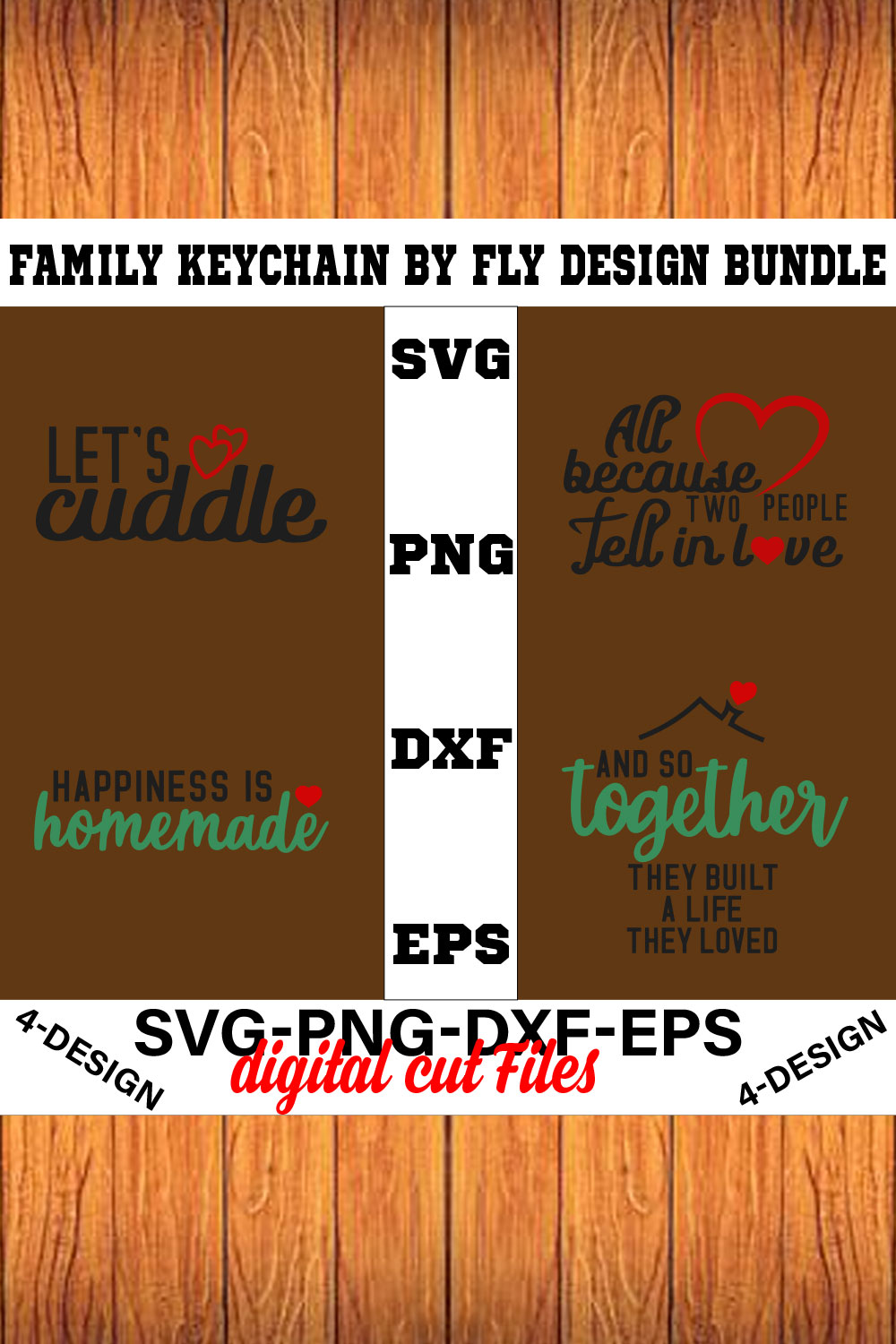 Family Quotes svg, Family svg Bundle, Family Sayings svg, Family Bundle svg Volume-15 pinterest preview image.