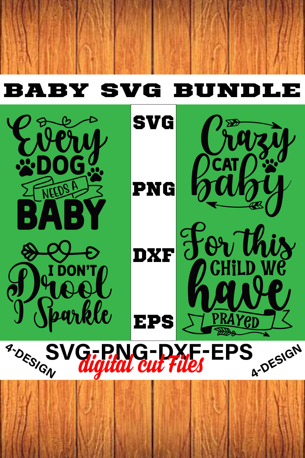 Baby SVG Bundle, Baby Shower SVG, Newborn SVG Bundle, Baby Quote Bundle, Cute Baby Saying svg, Funny Baby svg, Baby Boy Girl Svg, Png Vol-01 pinterest preview image.