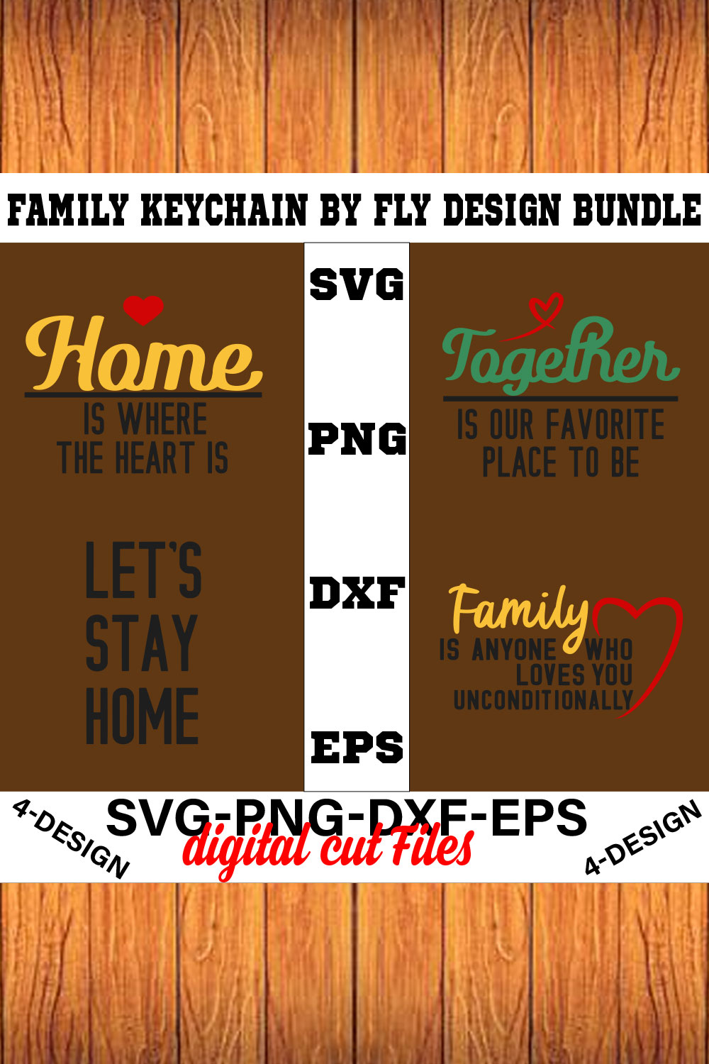 Family Quotes svg, Family svg Bundle, Family Sayings svg, Family Bundle svg Volume-19 pinterest preview image.