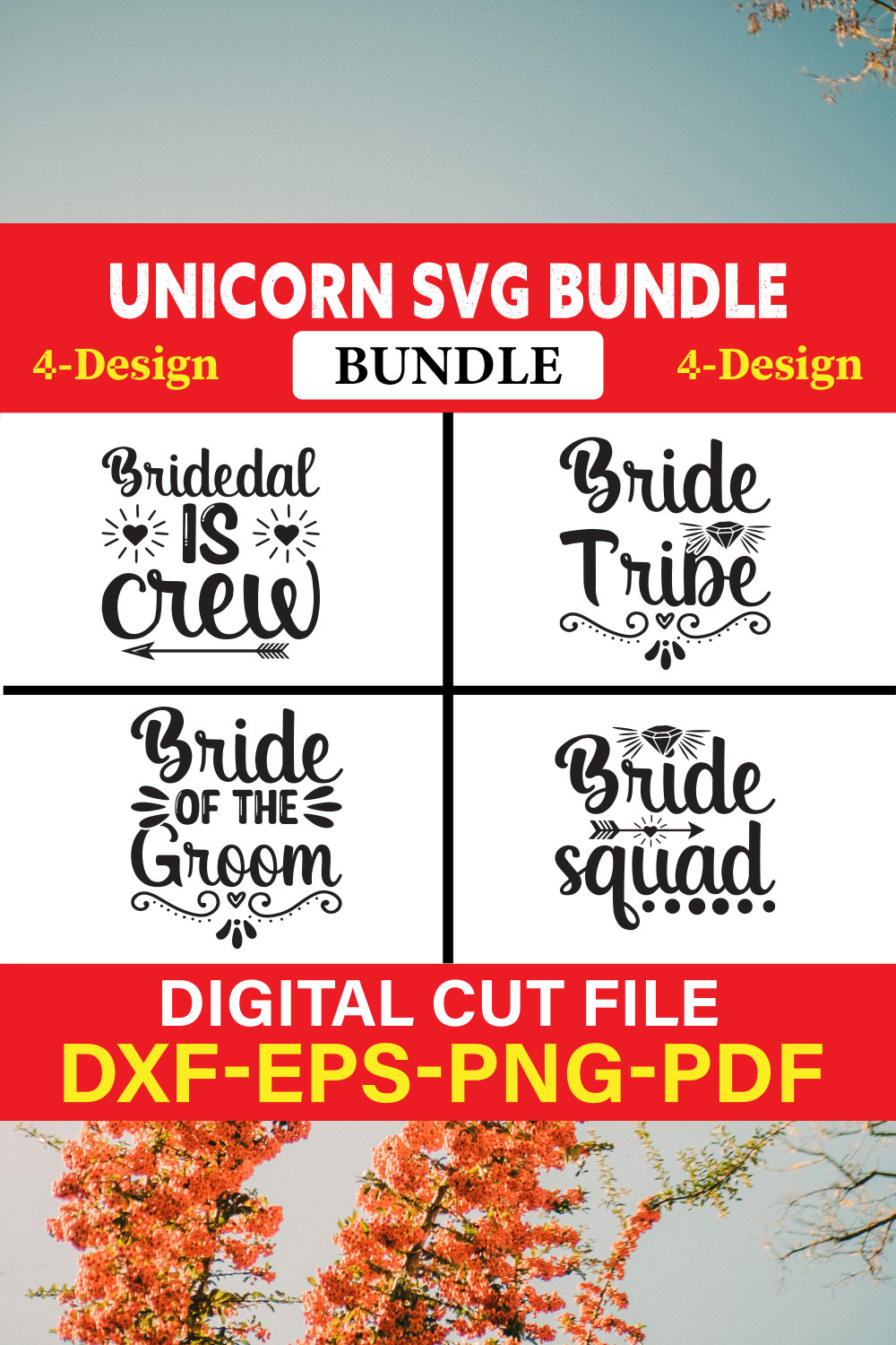 Wedding T-shirt Design Bundle Vol-32 pinterest preview image.