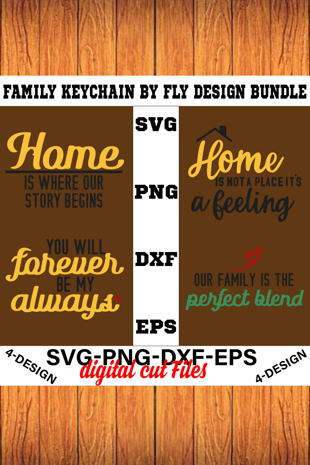 Family Quotes svg, Family svg Bundle, Family Sayings svg, Family Bundle svg Volume-16 pinterest preview image.