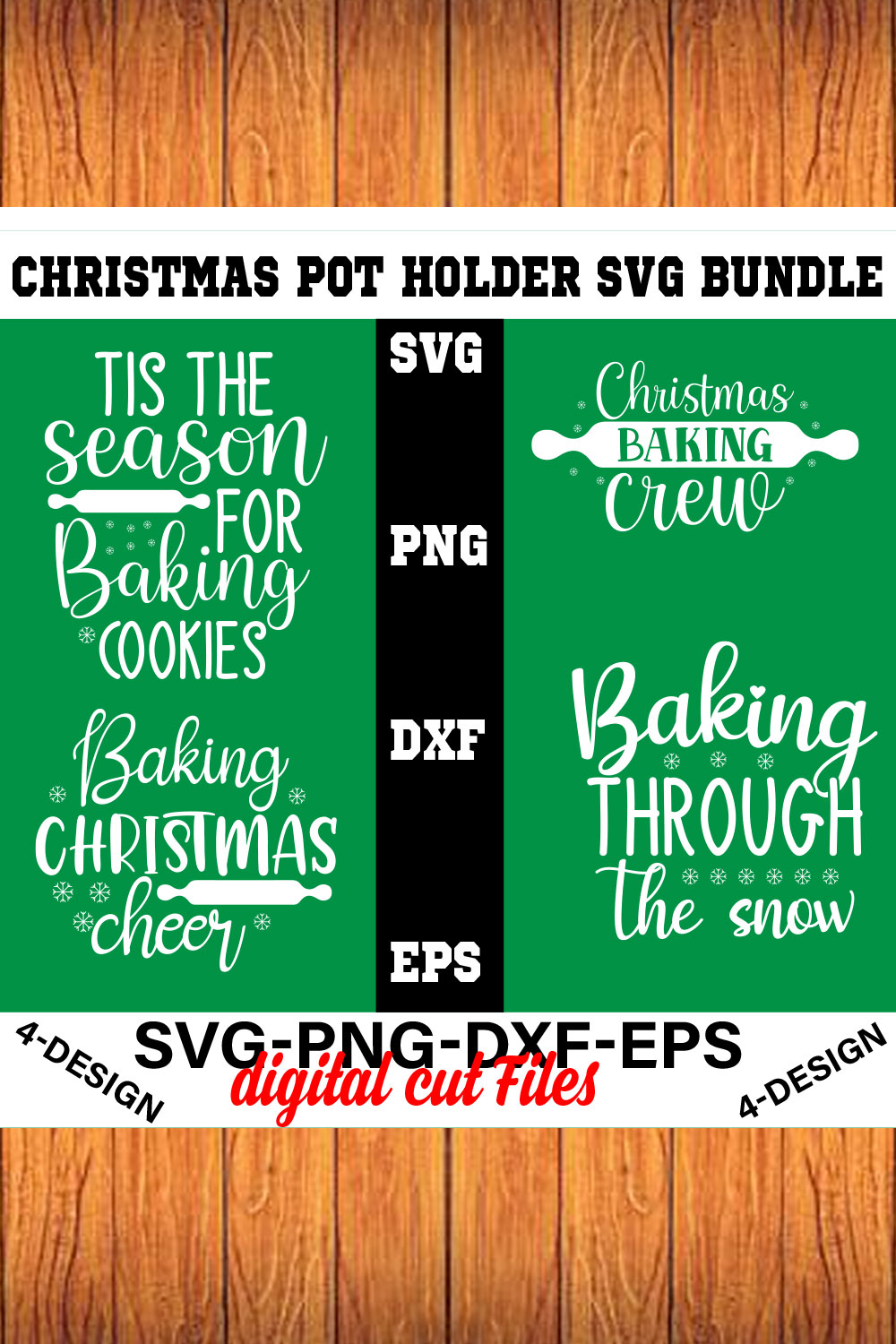 Christmas SVG Bundle Funny Christmas SVG Cut File Cricut Clip art Commercial Use Holiday SVG Christmas Sayings Quotes Winter Volume-32 pinterest preview image.