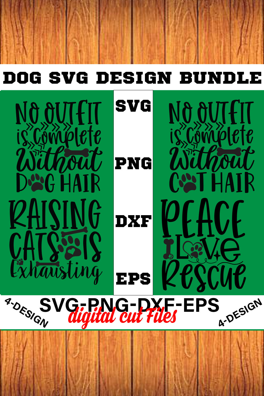 Dog Bundle SVG, Dog Mom Svg, Dog Lover Svg, Cricut Svg, Dog Quote, Funny Svg, Pet Mom Svg, Cut Files Volume-29 pinterest preview image.