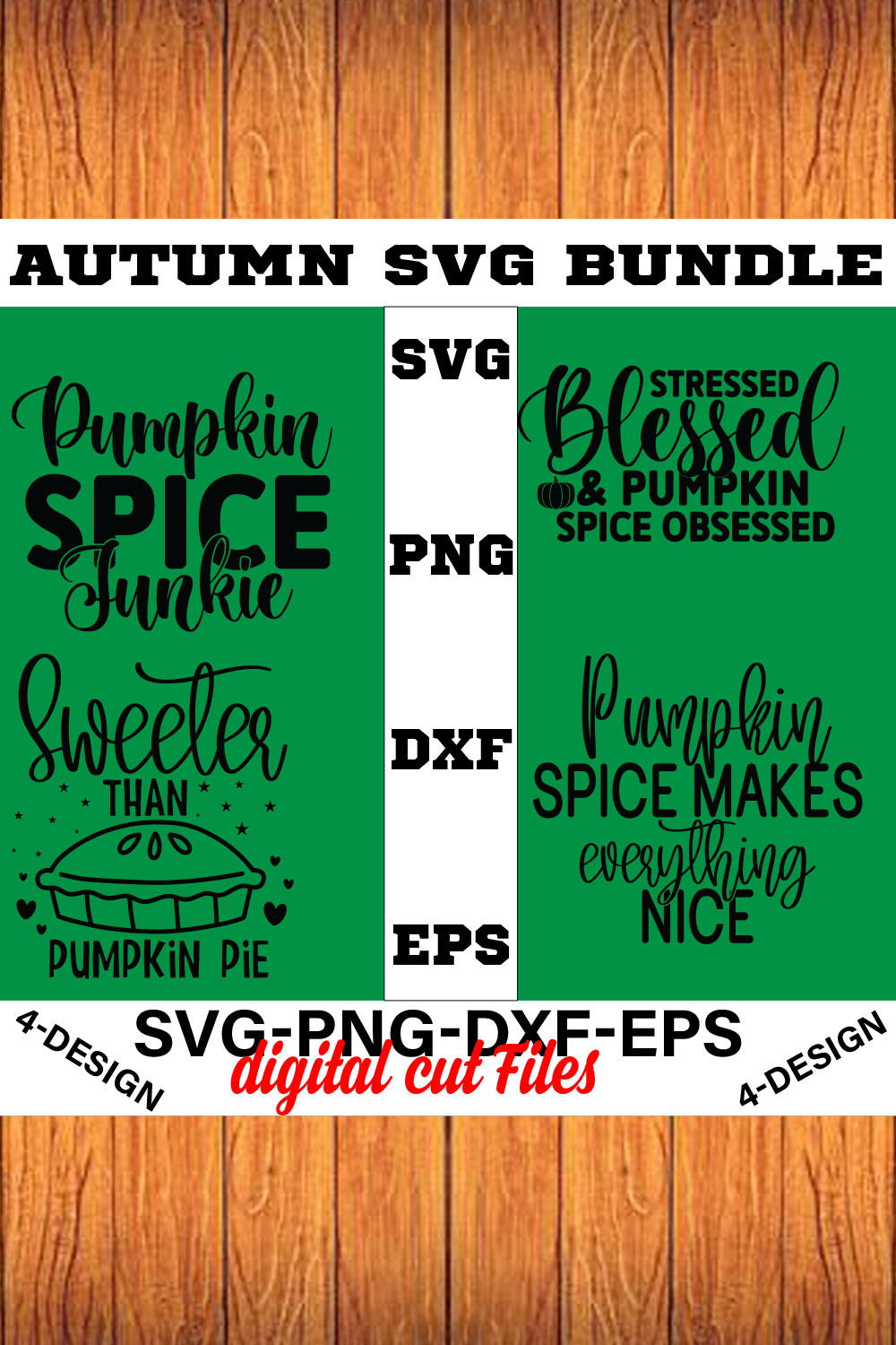 Fall SVG, Fall SVG Bundle, Autumn Svg, Thanksgiving Svg Volume-02 pinterest preview image.