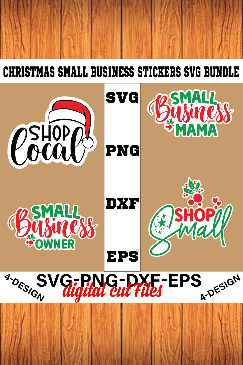 Christmas SVG Bundle Funny Christmas SVG Cut File Cricut Clip art Commercial Use Holiday SVG Christmas Sayings Quotes Winter Volume-14 pinterest preview image.