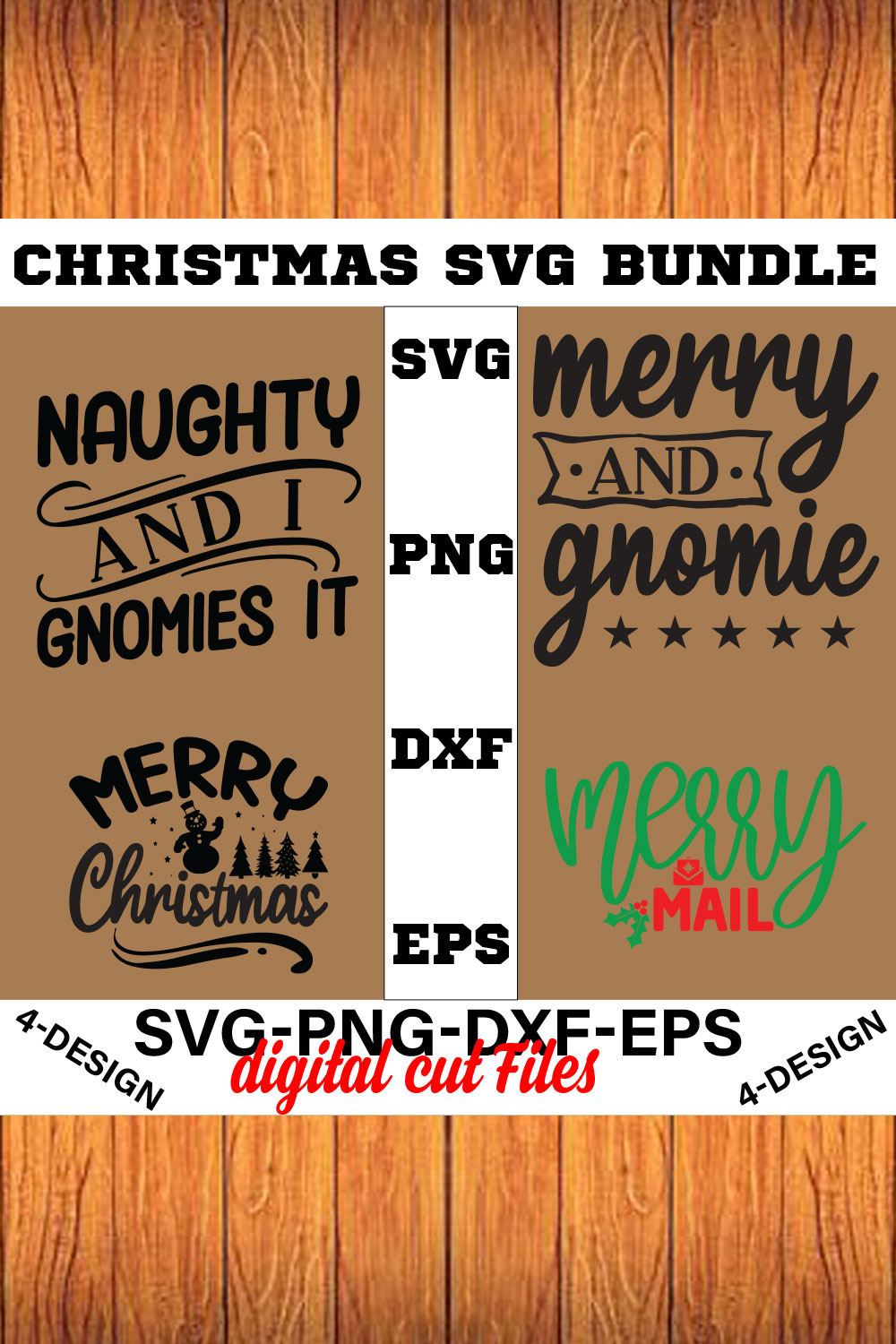 Christmas SVG Bundle Funny Christmas SVG Cut File Cricut Clip art Commercial Use Holiday SVG Christmas Sayings Quotes Winter Volume-29 pinterest preview image.