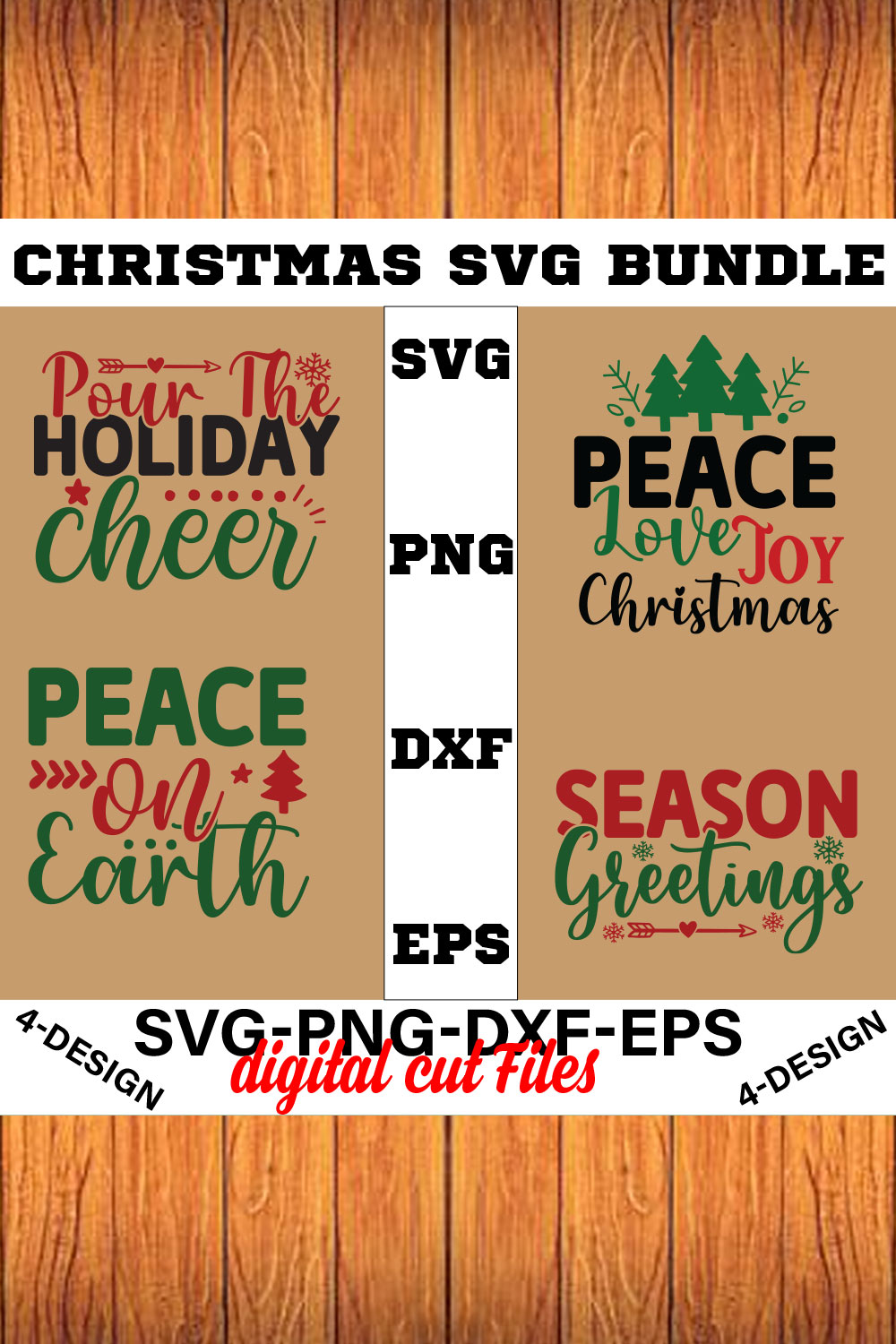 Christmas SVG Bundle Funny Christmas SVG Cut File Cricut Clip art Commercial Use Holiday SVG Christmas Sayings Quotes Winter Volume-09 pinterest preview image.