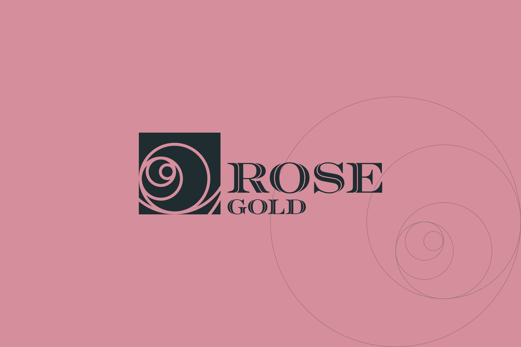 Rose Gold Logo preview image.