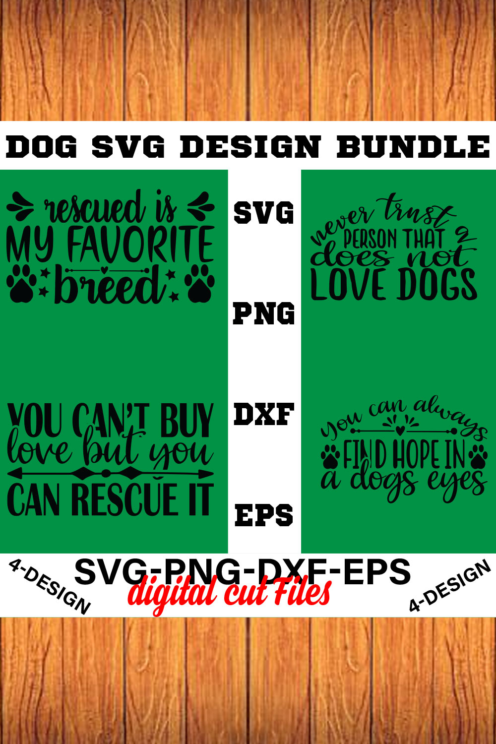 Dog Bundle SVG, Dog Mom Svg, Dog Lover Svg, Cricut Svg, Dog Quote, Funny Svg, Pet Mom Svg, Cut Files Volume-06 pinterest preview image.