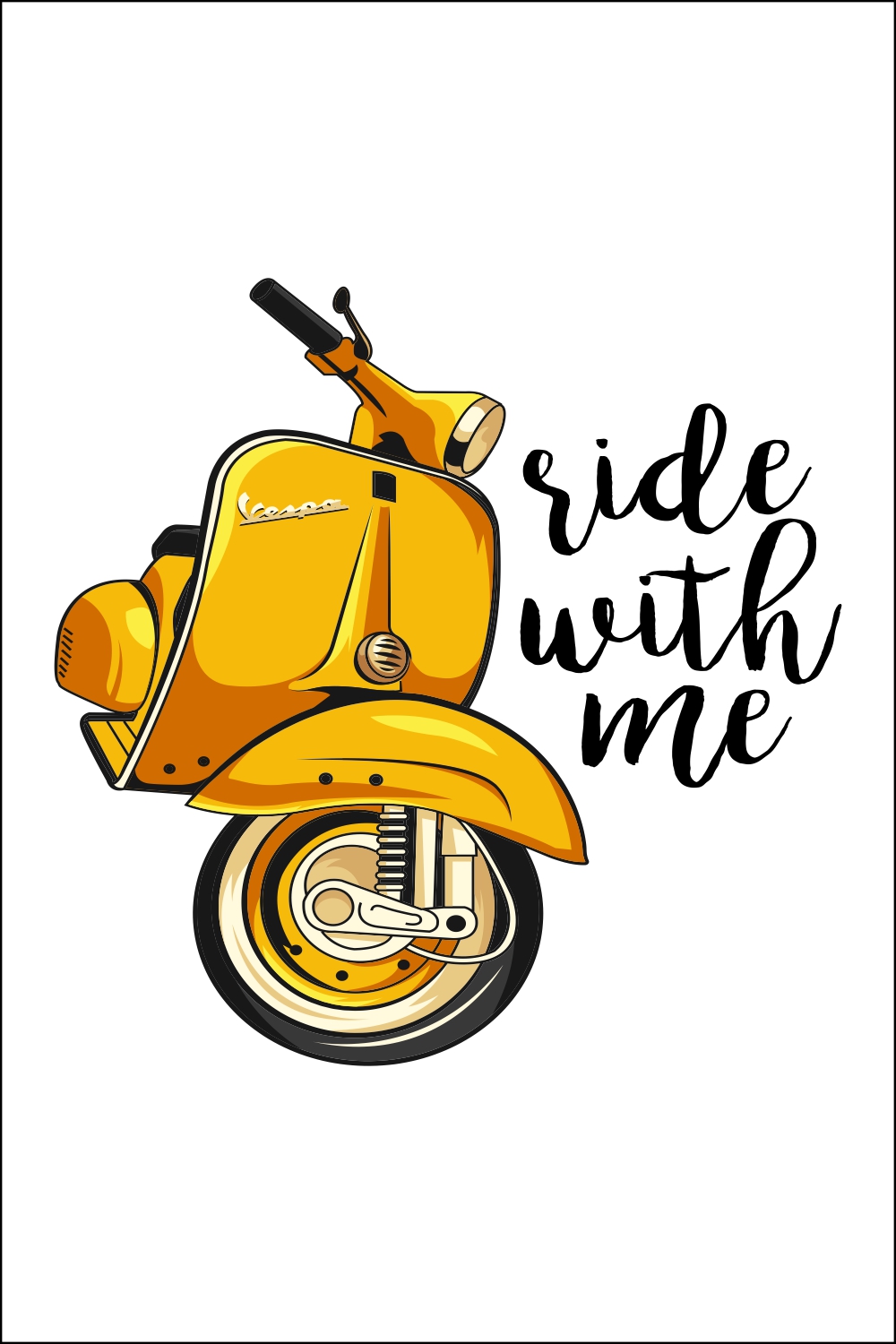 RIDE WITH ME LOGO pinterest preview image.