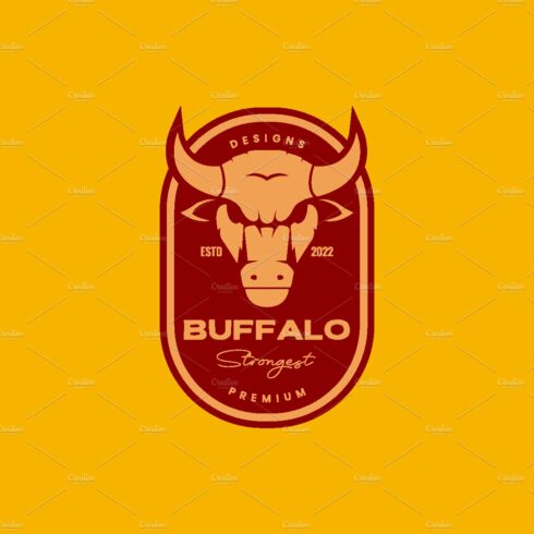 strong horned buffalo livestock logo cover image.