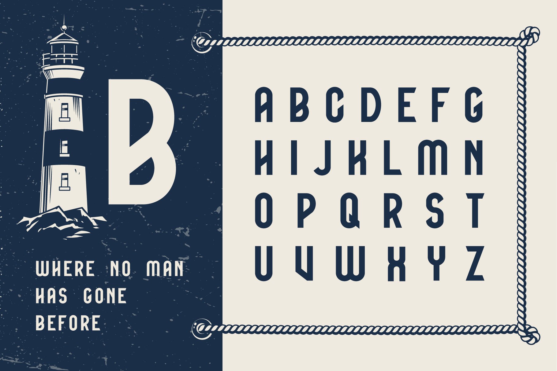 Boatswain Fonts Family + Extras preview image.