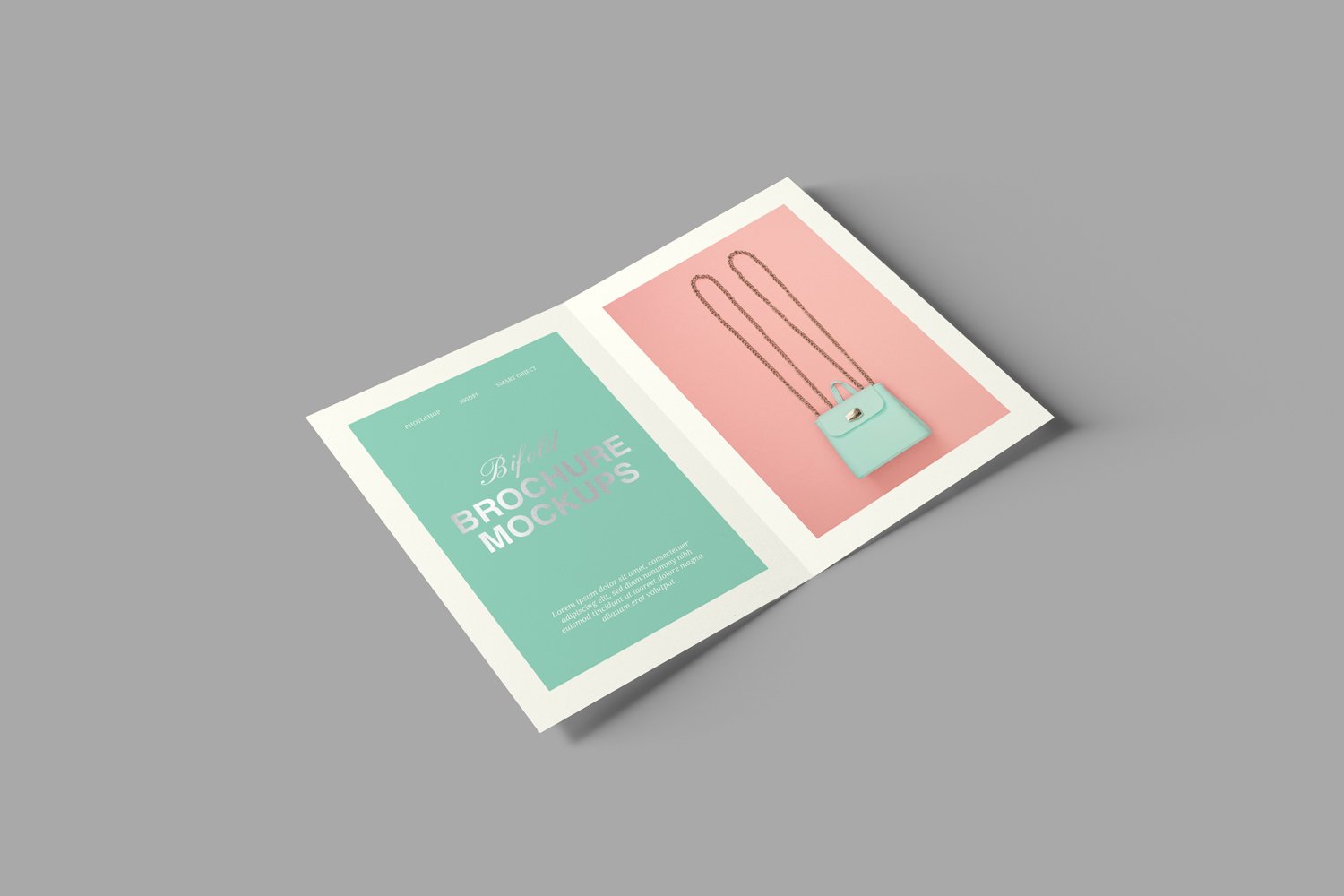 A5 Bifold Brochure Mockups preview image.