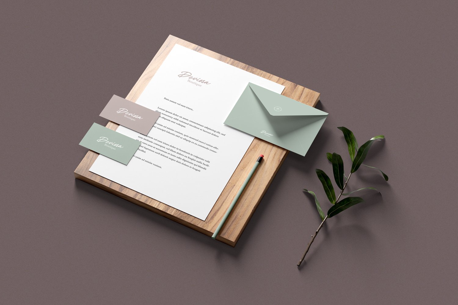 Branding and Stationery Mockups preview image.
