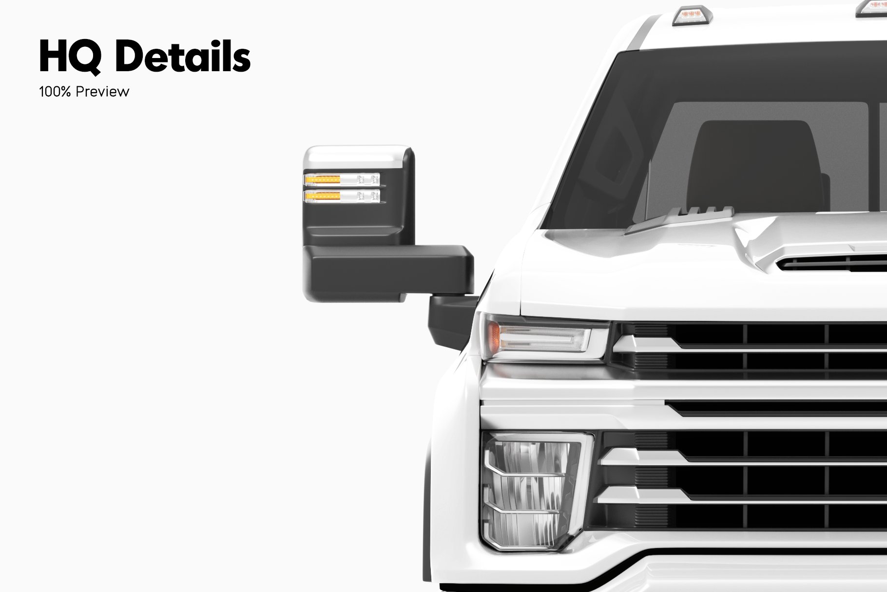 Pickup Truck Mockup 1 preview image.