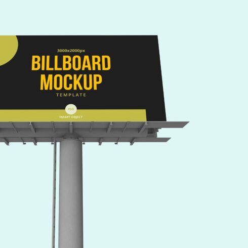 Billboard Mockup Template cover image.