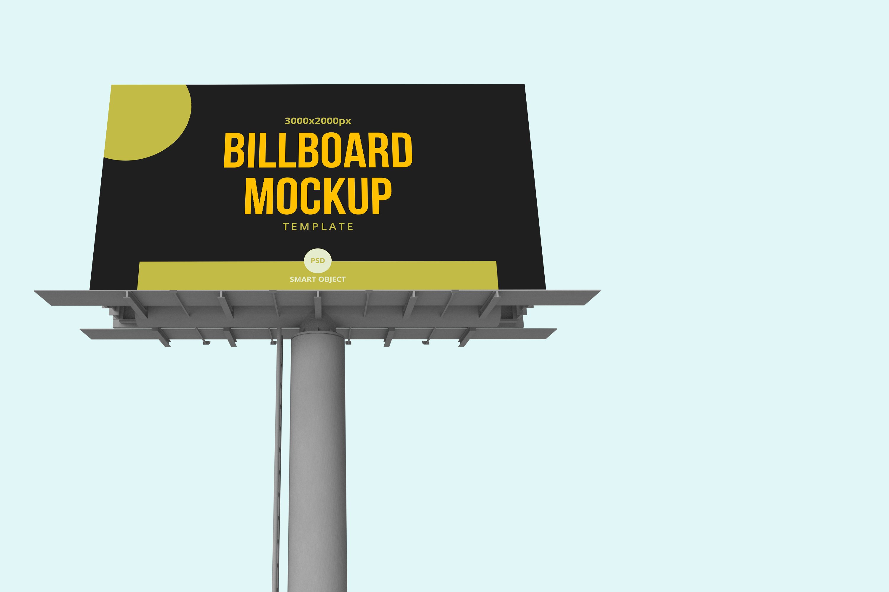 Billboard Mockup Template cover image.