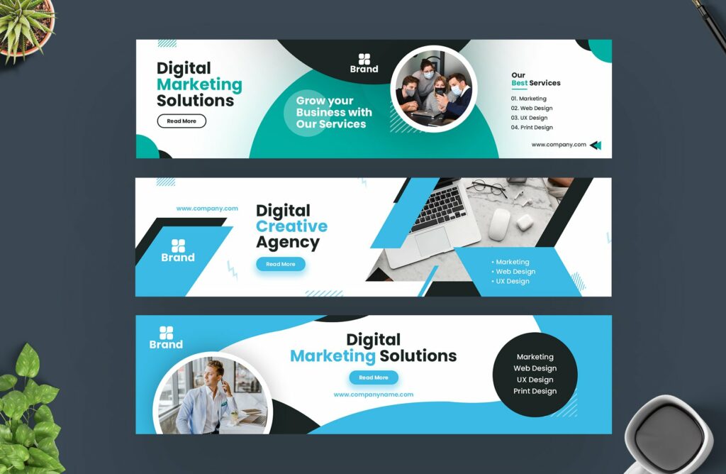 Digital Marketing LinkedIn Banner MasterBundles