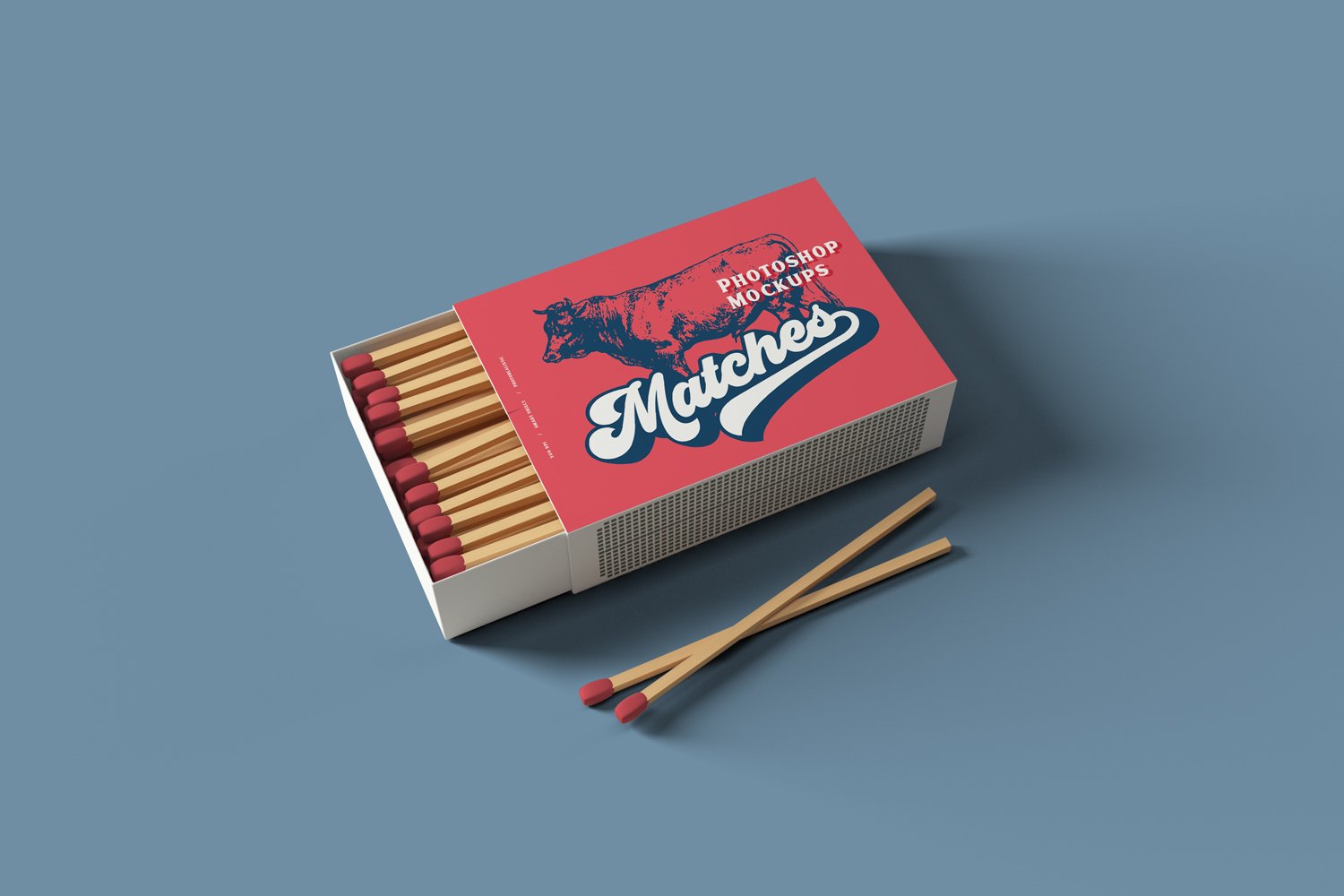 Matches Box Mockups preview image.