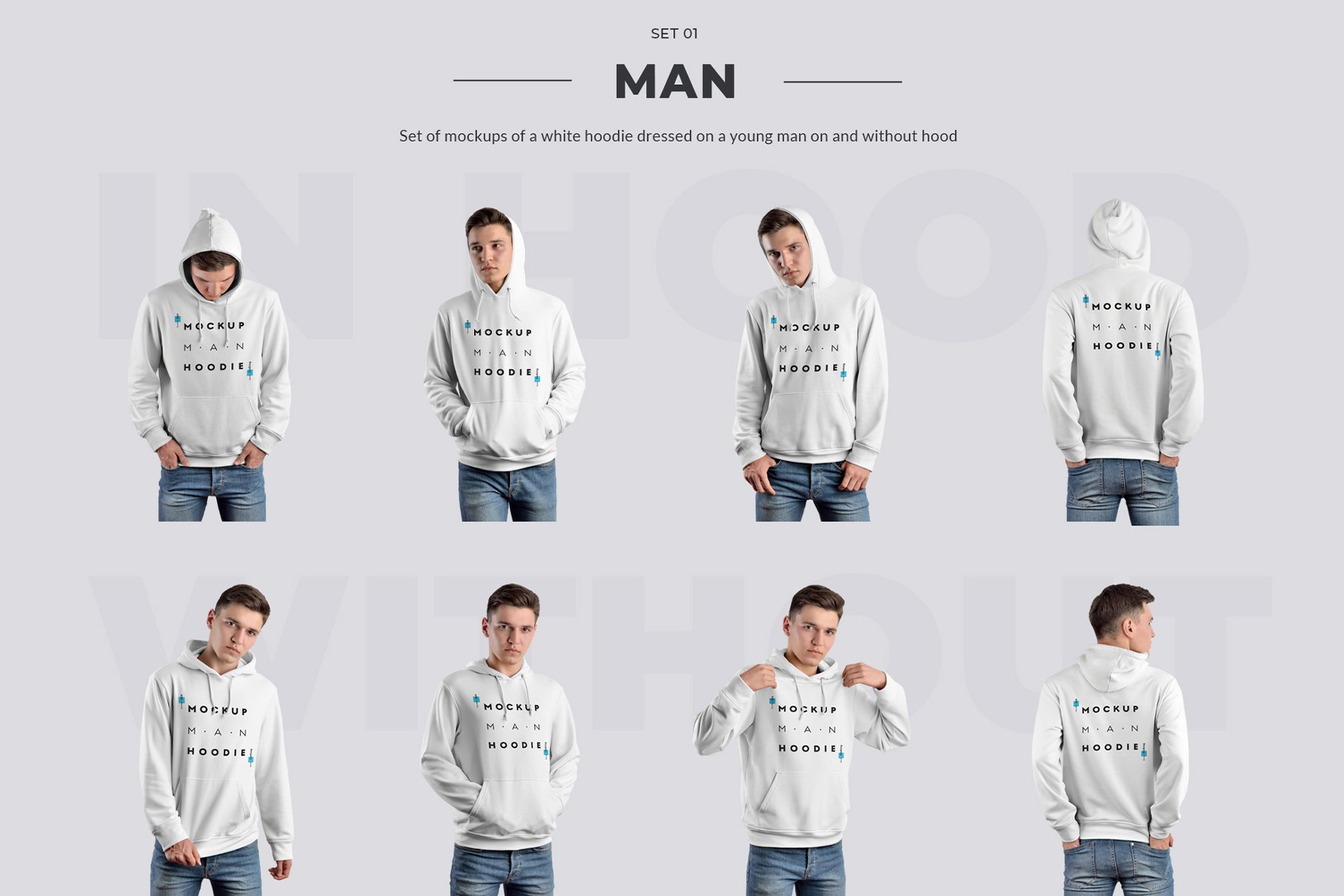 24 Hoodie Mockups ( Collection #2 ) preview image.