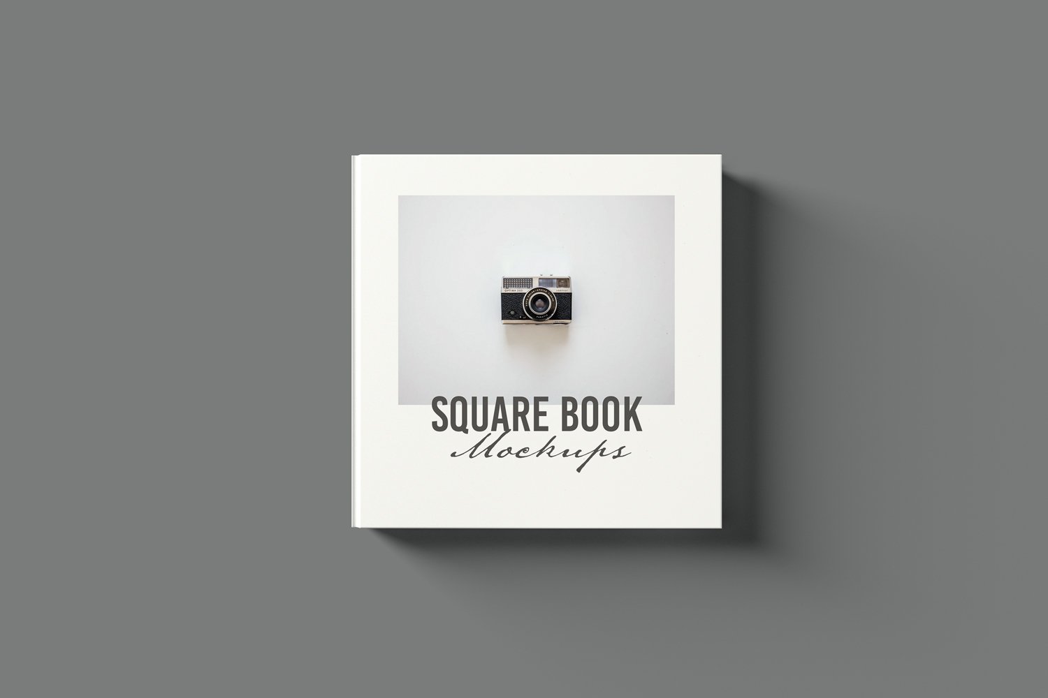 Square Book Mockups preview image.