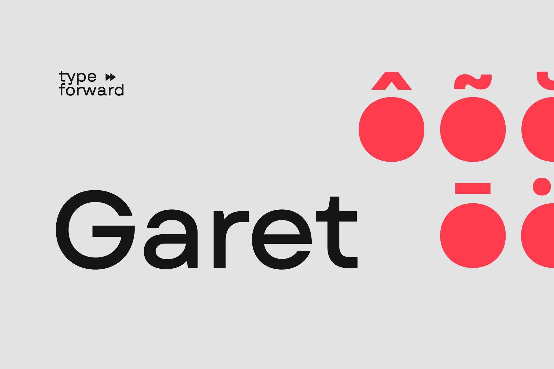Garet Font Family cover image.