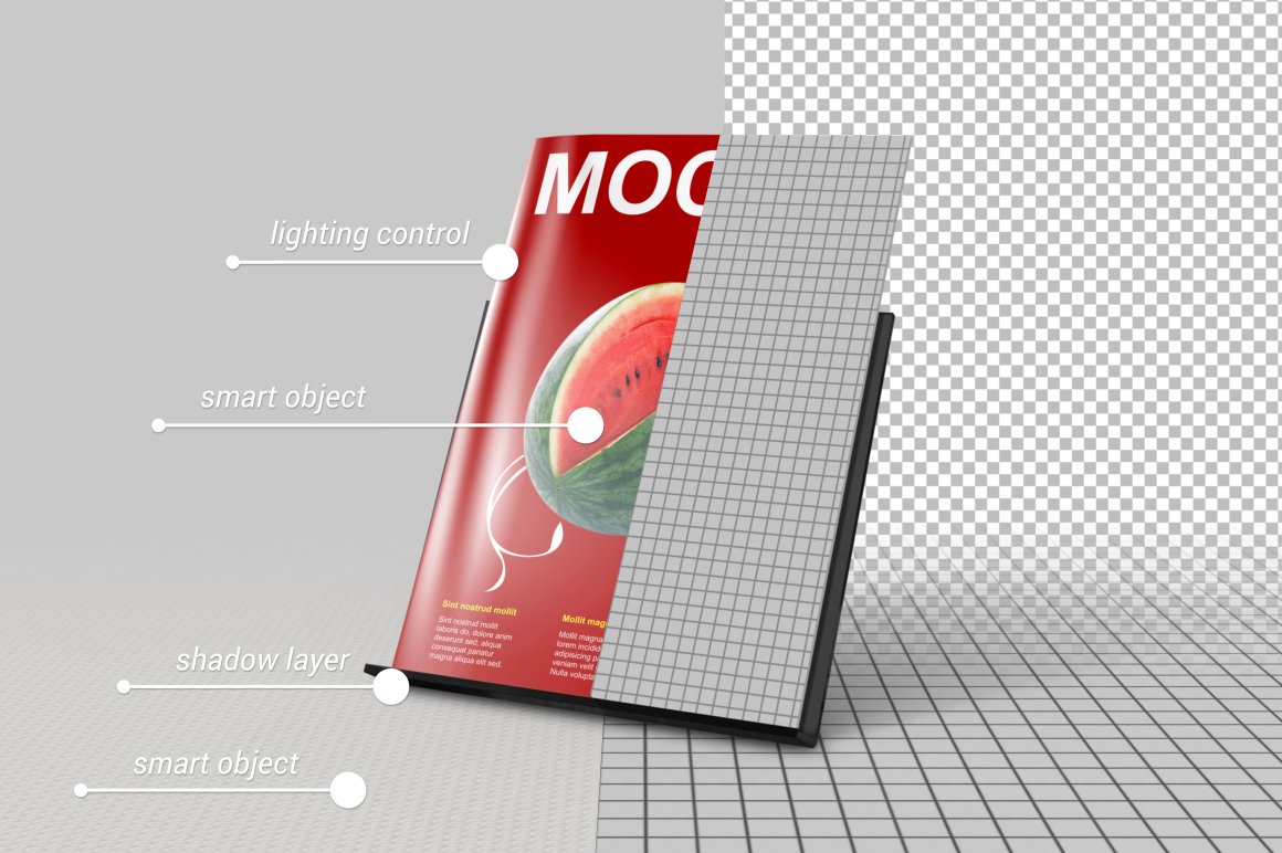 A5 Brochure Mockup preview image.