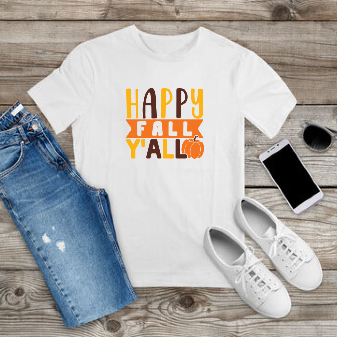 Fall SVG T-shirt Design Bundle Vol-01 preview image.