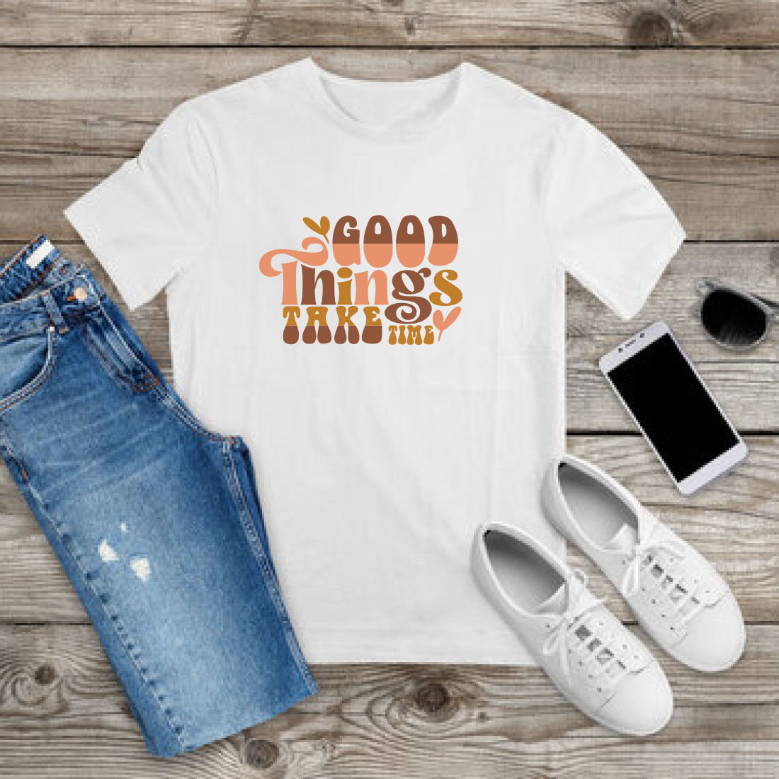 Retro Inspirational SVG T-shirt Design Bundle Vol-02 preview image.