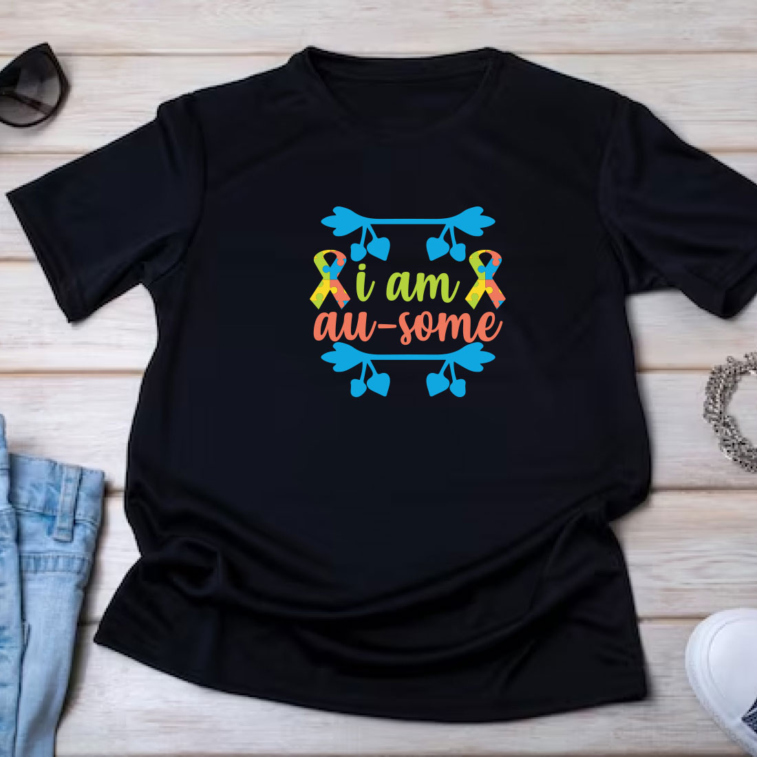 Autism Day T-shirt Design Bundle Vol-02 preview image.