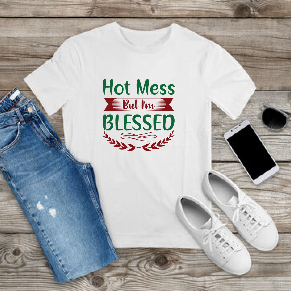 Christmas SVG T-shirt Design Bundle Vol-52 preview image.