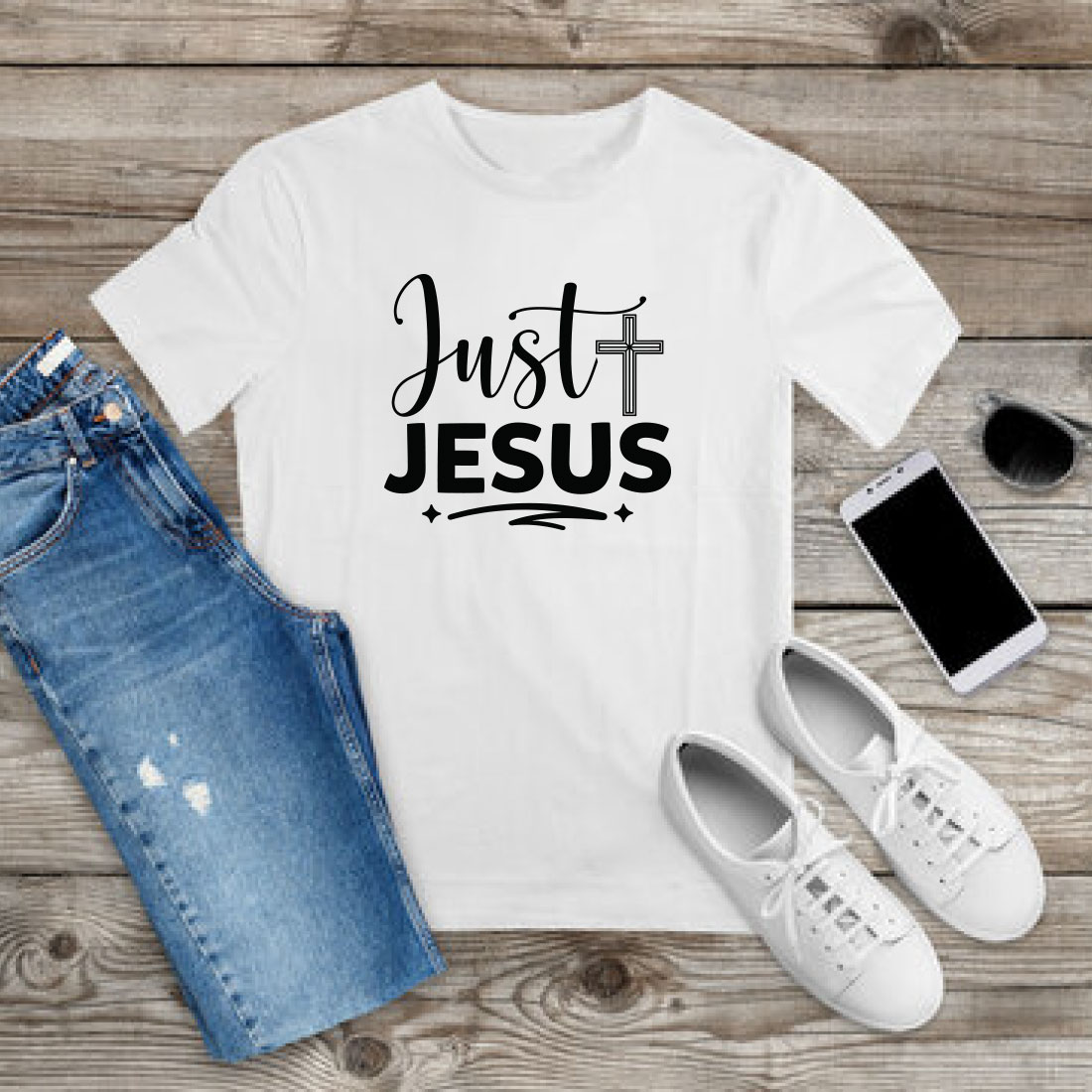 Christian SVG T-shirt Design Bundle Vol-38 preview image.