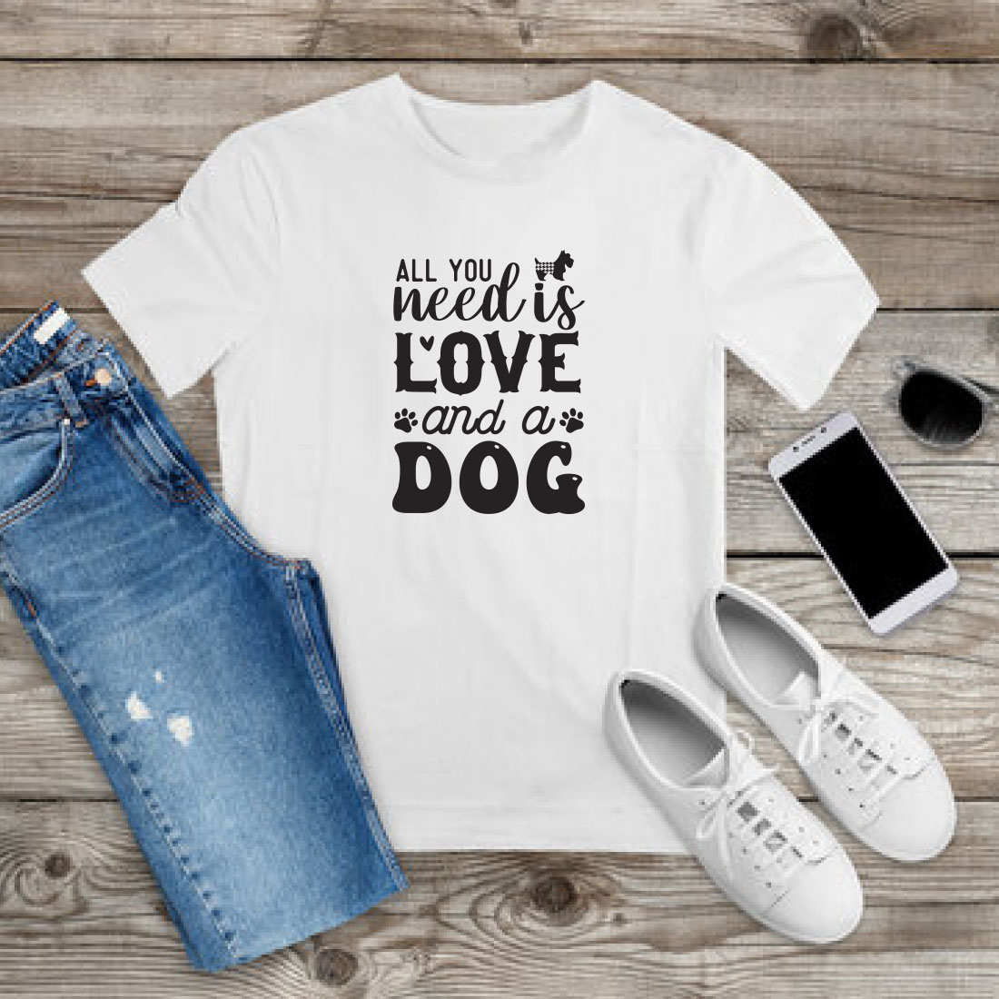 Dog SVG T-shirt Design Bundle Vol-24 preview image.