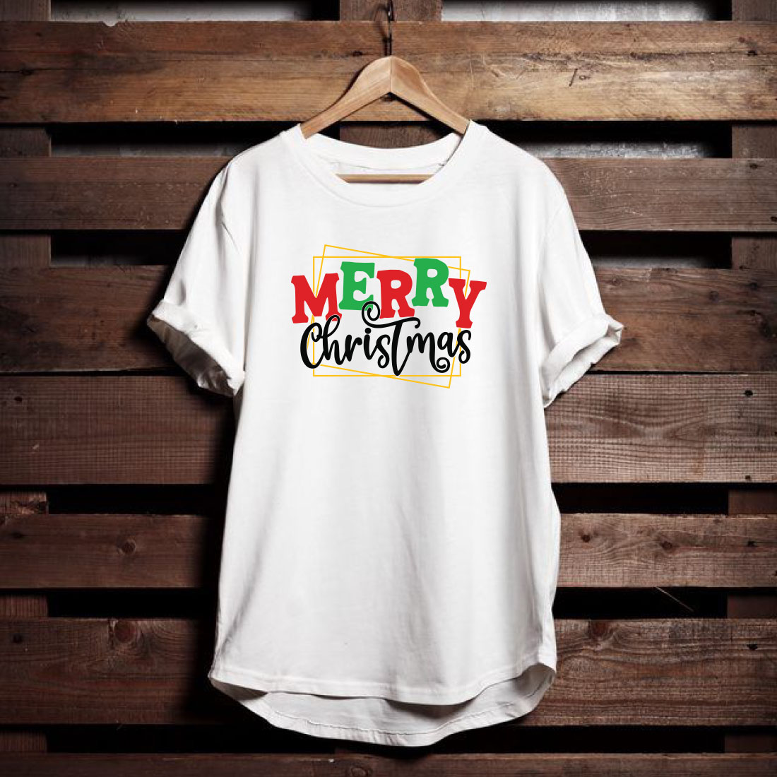 Christmas T-shirt Design SVG Bundle Free Volume-50 preview image.