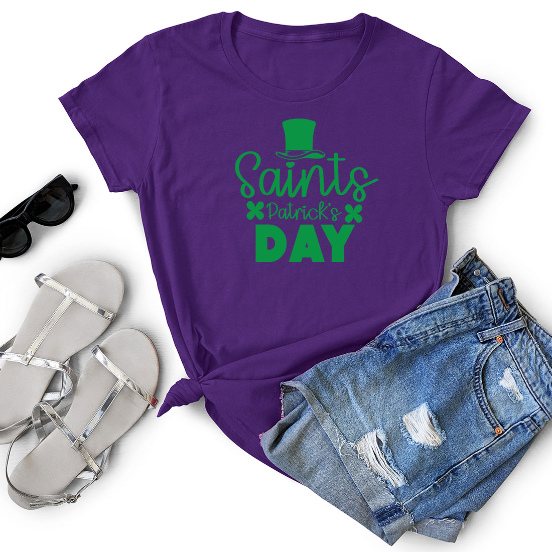 St Patrick Day SVG T-shirt Design Bundle Vol-23 preview image.