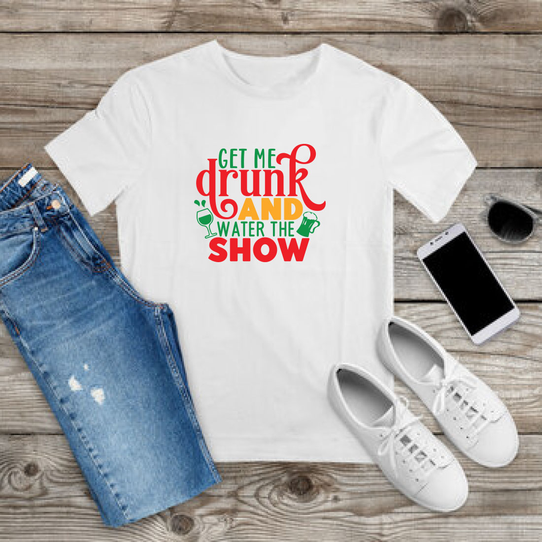 Drinking SVG T-shirt Design Bundle Vol-01 preview image.