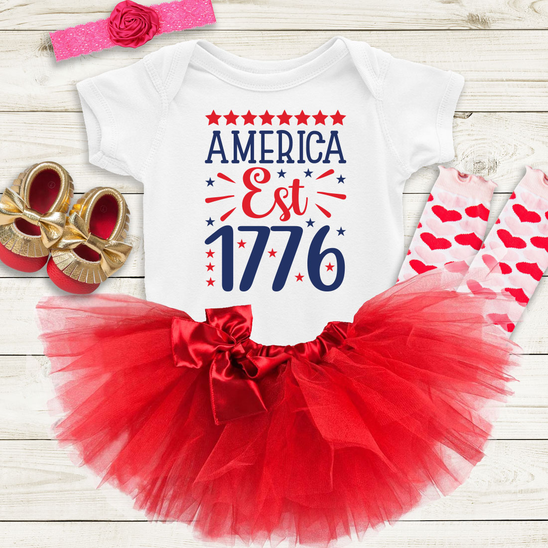 4th of July SVG Bundle, July 4th SVG, Fourth of July svg, America svg Volume-03 preview image.