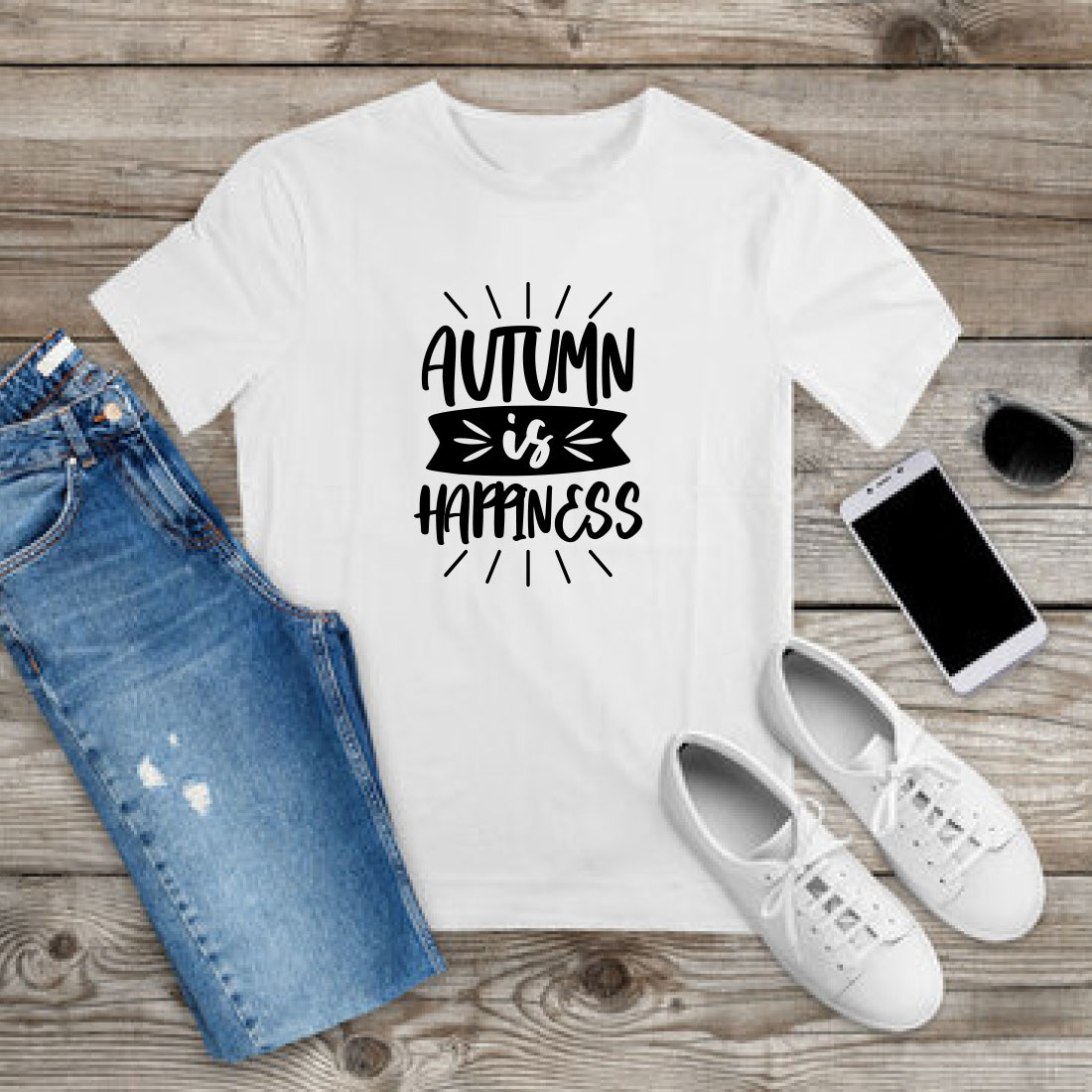 Autumn SVG T-shirt Design Bundle Vol-01 preview image.