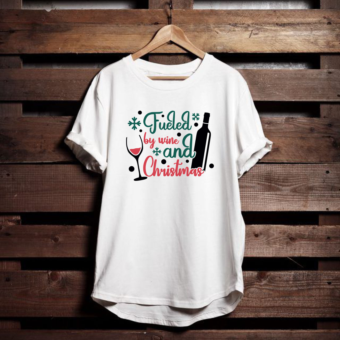 Christmas T-shirt Design SVG Bundle Free Volume-72 preview image.