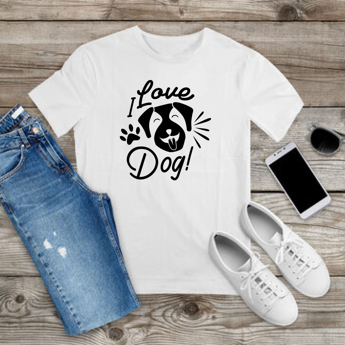 Dog SVG T-shirt Design Bundle Vol-21 preview image.