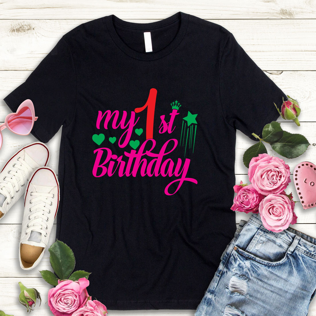 birthday svg design bundle Happy birthday svg bundle hand lettered birthday svg birthday party svg Volume-01 preview image.