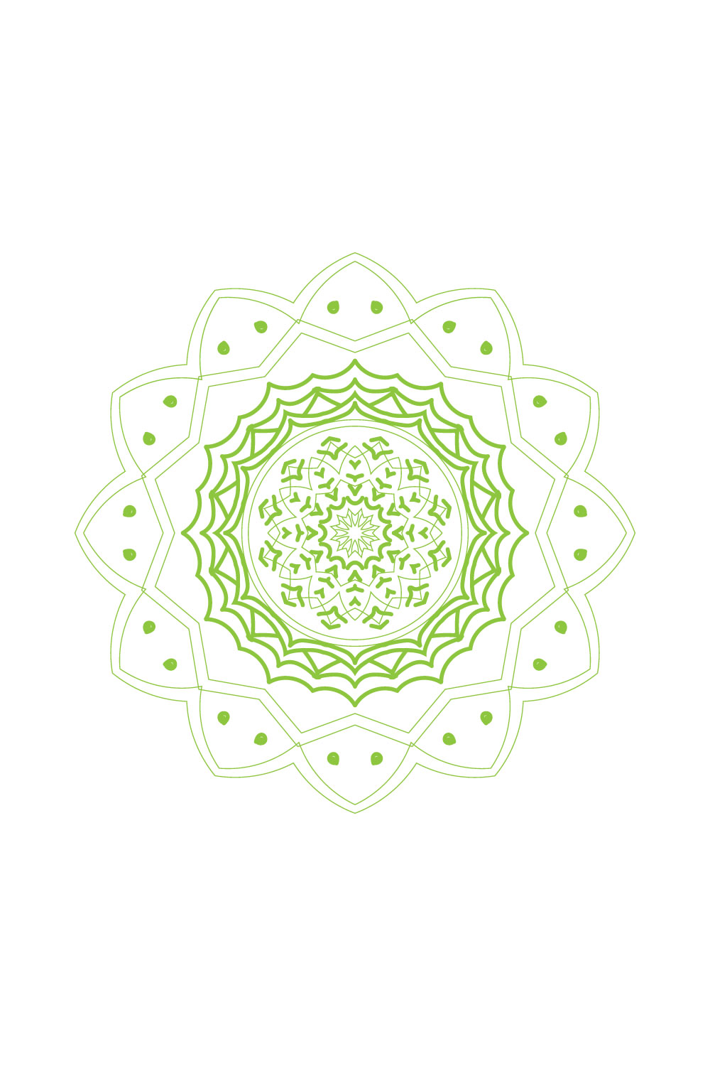 Creative Mandala 05 pinterest preview image.