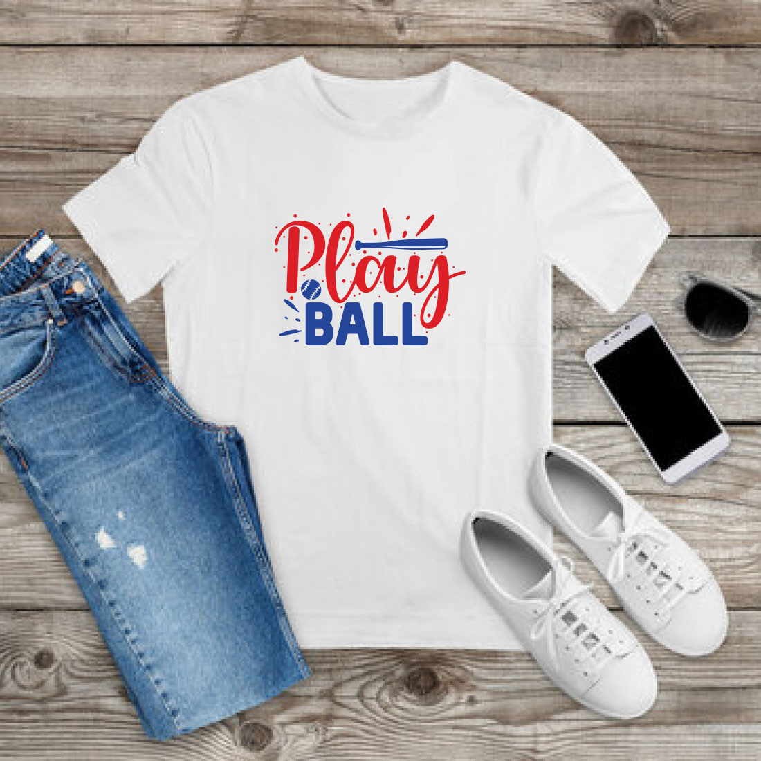 Baseball SVG T-shirt Design Bundle Vol-07 preview image.