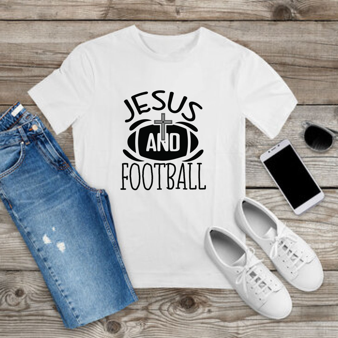 Christian SVG T-shirt Design Bundle Vol-39 preview image.