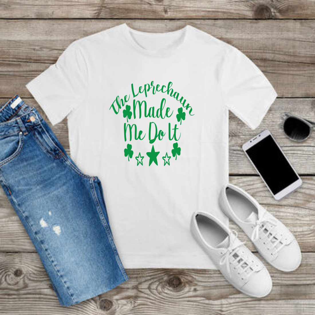 St Patrick Day SVG T-shirt Design Bundle Vol-31 preview image.